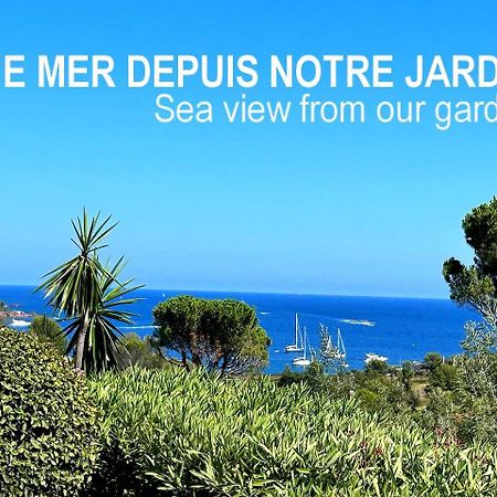 Dans Un Cadre D'Exception, Vue Mer Panoramique A Agay Cote D'Azur, Village Vacances Cap Esterel, T2 Avec Jardin, Golf, Climatisation, Wifi, 5 Piscines Saint-Raphael  Luaran gambar