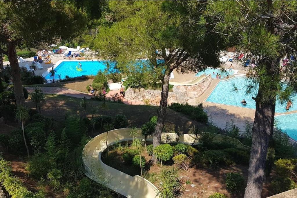 Dans Un Cadre D'Exception, Vue Mer Panoramique A Agay Cote D'Azur, Village Vacances Cap Esterel, T2 Avec Jardin, Golf, Climatisation, Wifi, 5 Piscines Saint-Raphael  Luaran gambar