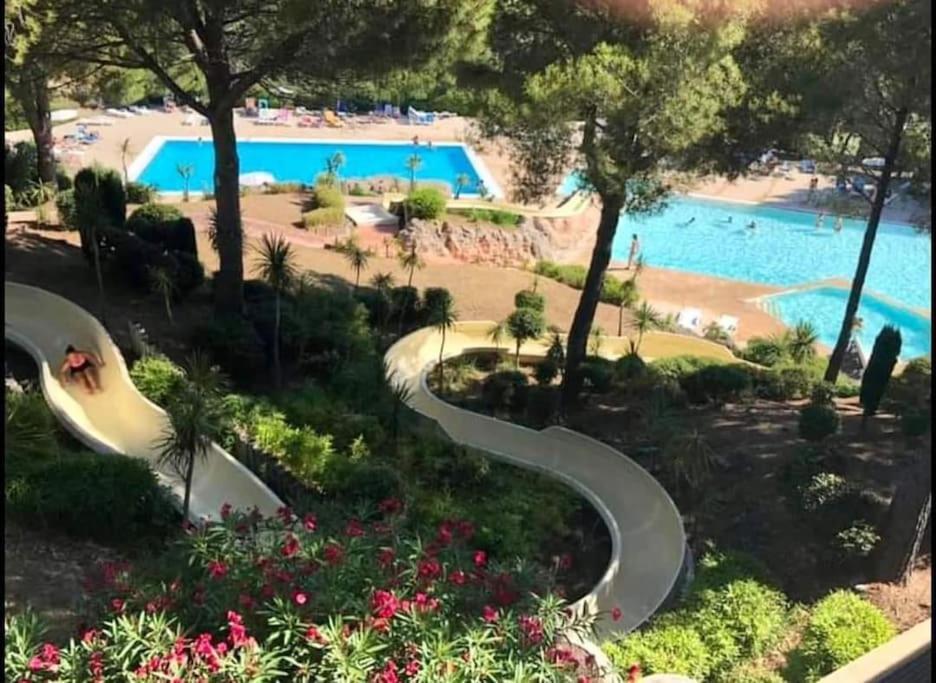Dans Un Cadre D'Exception, Vue Mer Panoramique A Agay Cote D'Azur, Village Vacances Cap Esterel, T2 Avec Jardin, Golf, Climatisation, Wifi, 5 Piscines Saint-Raphael  Luaran gambar