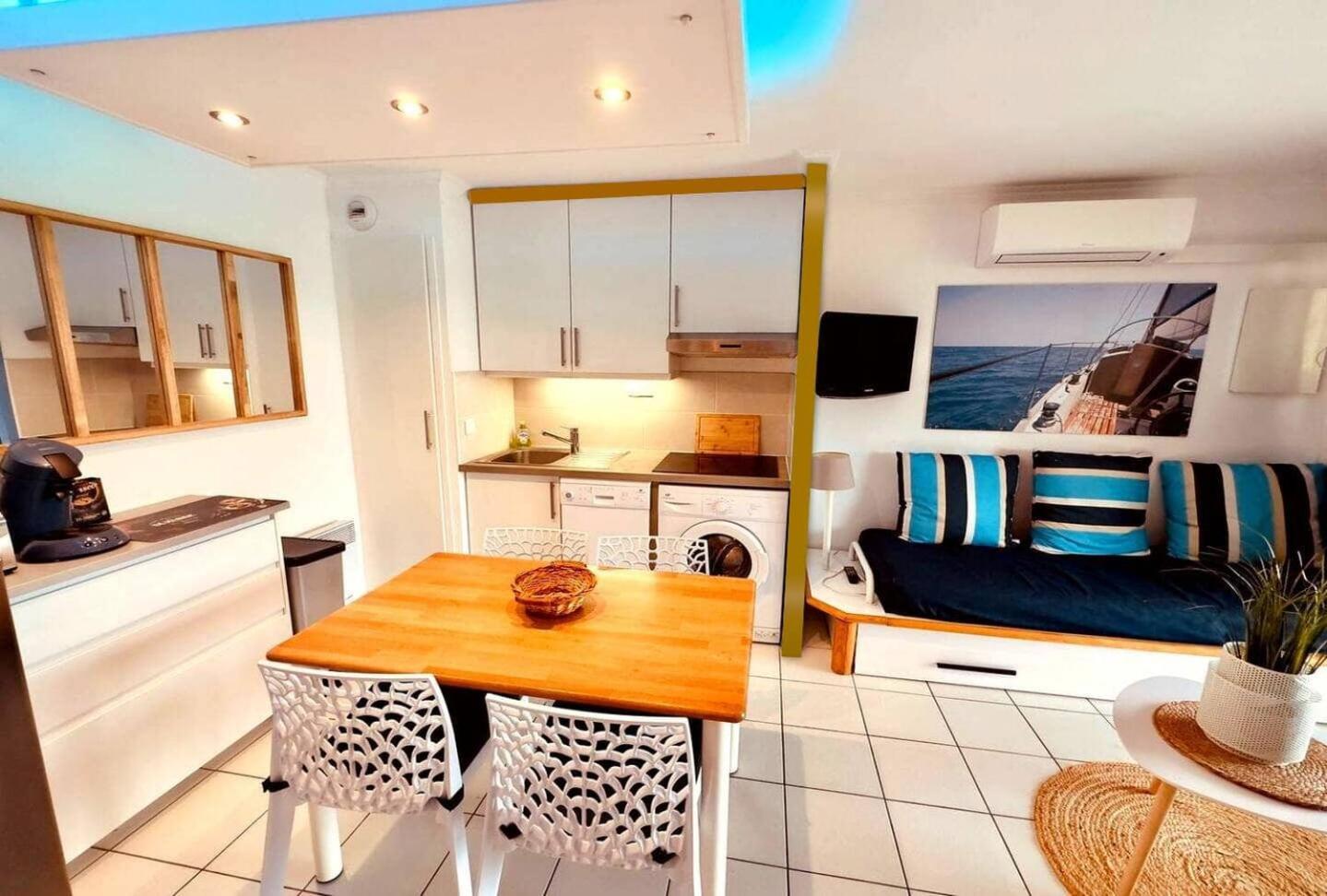 Dans Un Cadre D'Exception, Vue Mer Panoramique A Agay Cote D'Azur, Village Vacances Cap Esterel, T2 Avec Jardin, Golf, Climatisation, Wifi, 5 Piscines Saint-Raphael  Luaran gambar